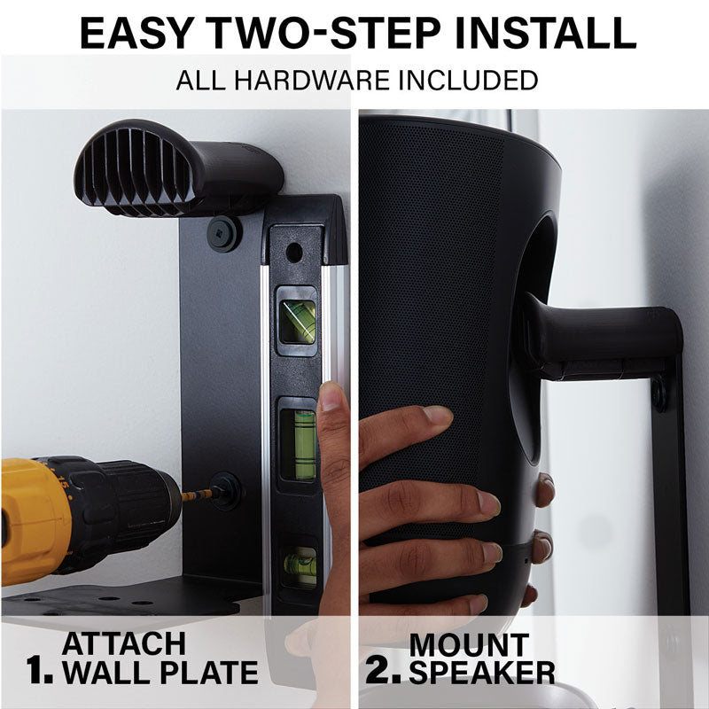 Sanus Speaker Wall Mount WSSMM1-B2, speaker wall mount installation steps