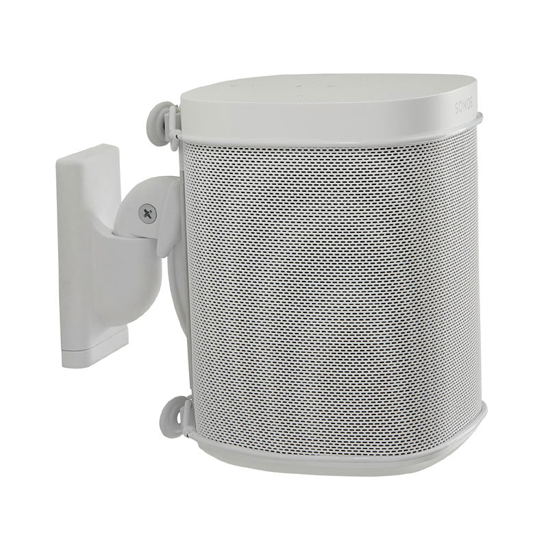 Sanus Wireless Speaker Wall Mount WSWM22-W1, white speaker mount front view
