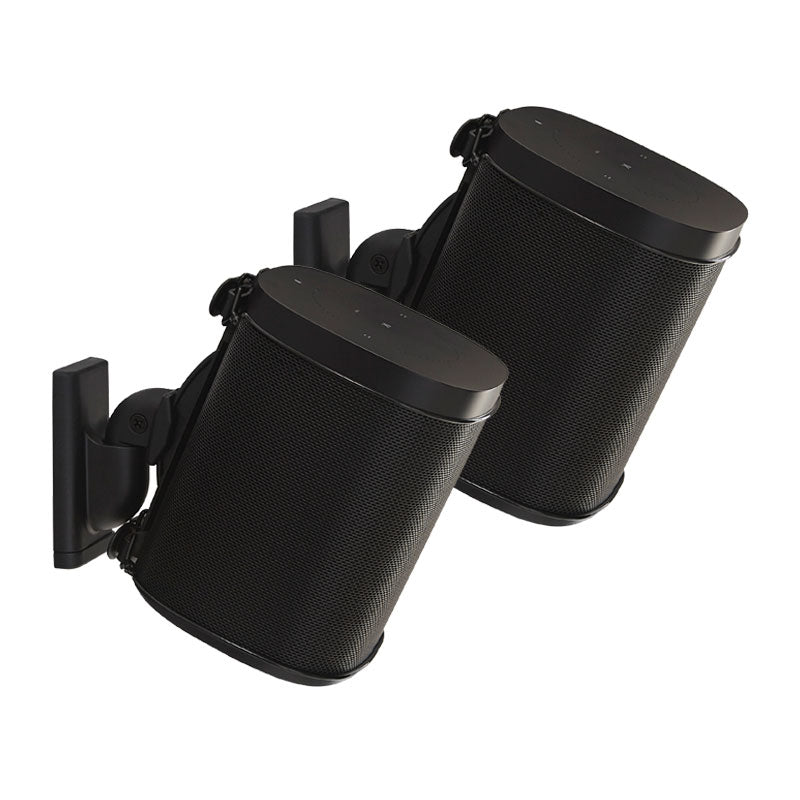 Sanus Wireless Speaker Wall Mount (Pair, Sonos, Univ, Black) WSWM22-B1