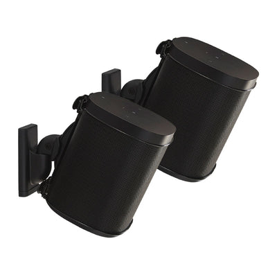 Sanus Wireless Speaker Wall Mount (Pair, Sonos, Univ, Black) WSWM22-B1