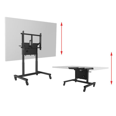 Peerless SmartMount Motorized Height Adjust Tabletop Cart, SR598ML3T
