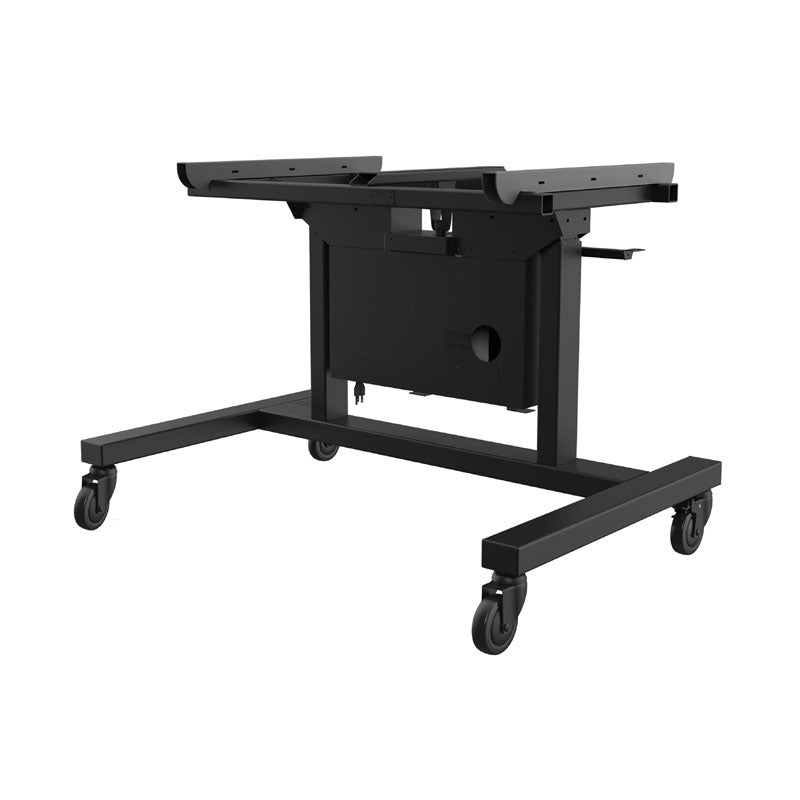 Peerless-AV SmartMount Motorized Height Adjust Tabletop Cart, SR598ML3T, mobile touchscreen stand low horizontal position