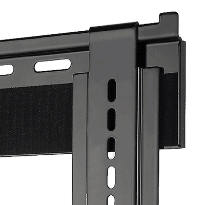 Peerless-AV Ultra Thin Flat TV Wall Mount for Mid Size Screens SUF640P, vertical interface bracket clamp in close-up