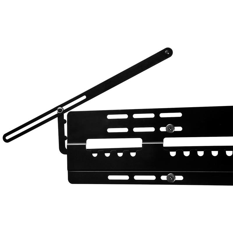 Peerless-AV Ultra Thin Flat Wall Mount for XL Screens SUF661, fold-down shelf support arm front view