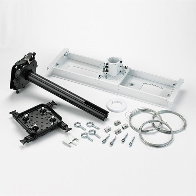 Chief Suspended Ceiling Projector System SYS474UB, projector mount kit with enclosure, column, cables, and hardware