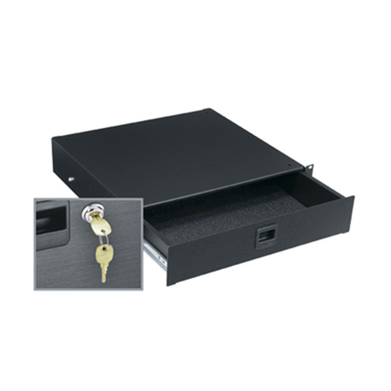 Middle Atlantic Rack Drawer (2 RU, Textured, Lock) TD2LK