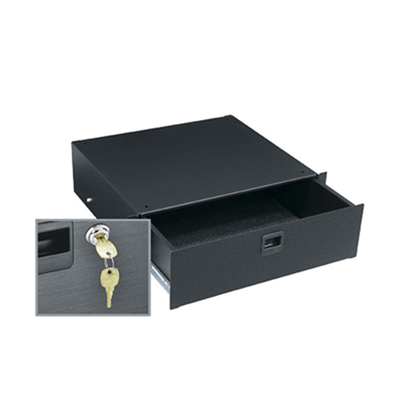 Middle Atlantic Rack Drawer (3 RU, Textured, Lock) TD3LK