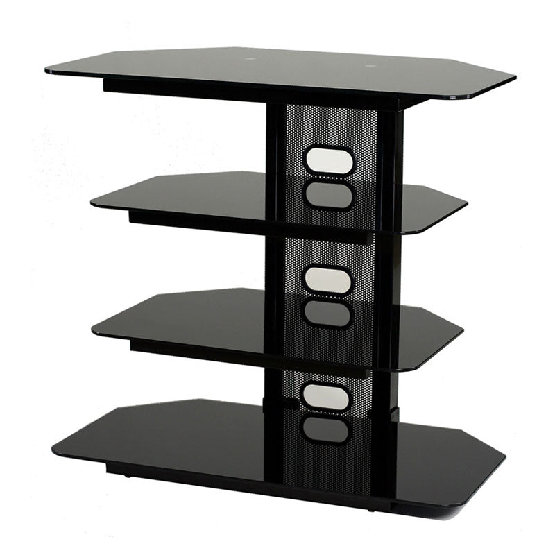 TransDeco Multifunction Audio Stand for 22-35 Flat Screen TVs (Black) TD510CB