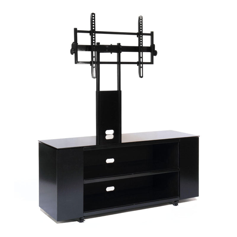 TransDeco Multimedia Cabinet TV Stand TD987B, television stand with media console in a front view