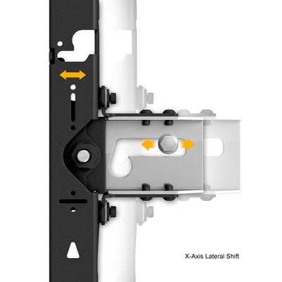 Chief TiLED LED Mount TIL1X2AP, video wall mount lateral shift adjustment