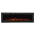 Touchstone Sideline Recessed Smart Electric Fireplace (72 inch) 80015