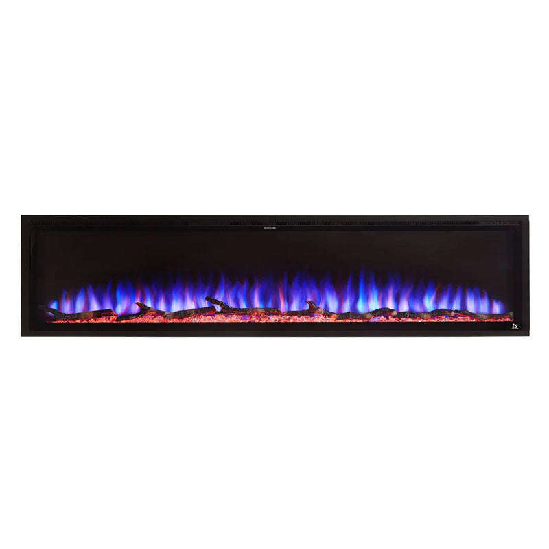 Touchstone Sideline Elite Recessed Smart Electric Fireplace (84 in) 80050
