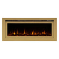 Touchstone Sideline Deluxe Rec Smart Electric Fireplace (60 in, Gold) 86276