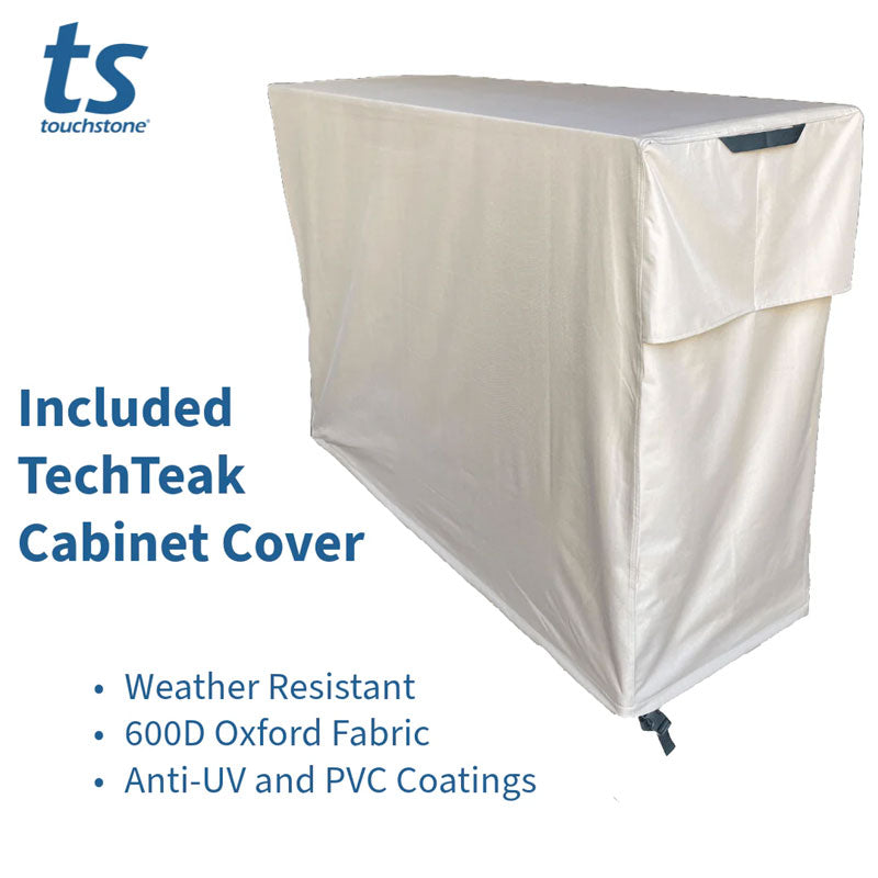 Touchstone TechTeak Outdoor Smart TV Lift Cabinet 70067, weather-resistant cabinet cover