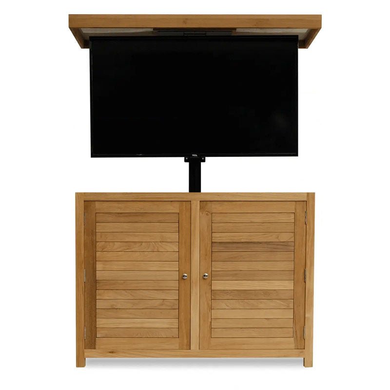 Touchstone TechTeak Outdoor Smart TV Lift Cabinet (55 inch, Teak) 70067
