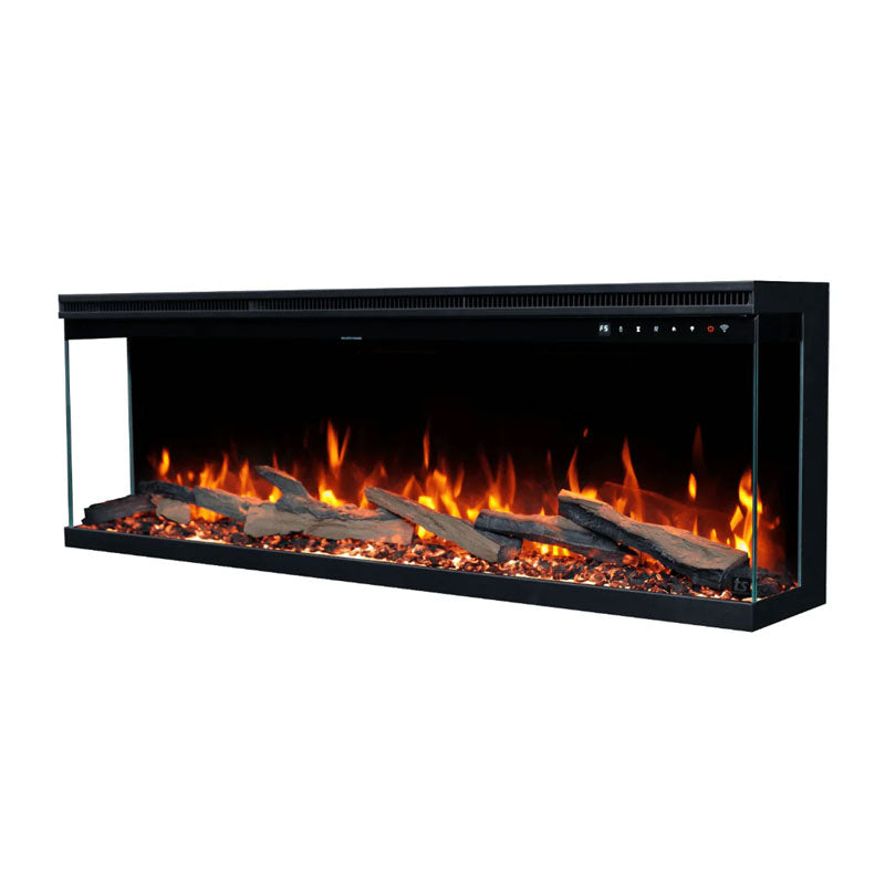 Touchstone Infinity Pro 3 Sided Recessed Smart Electric Fireplace 80045