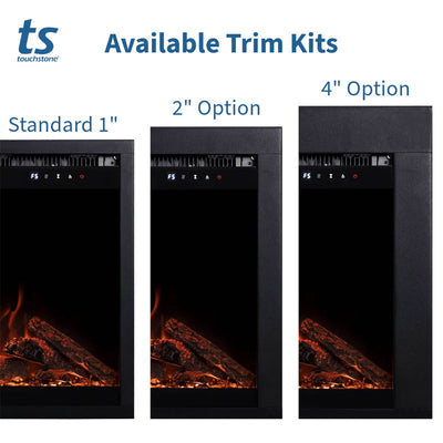 Touchstone Fireplug Pro Smart Electric Fireplace Insert 80072, electric fireplace trim kit options
