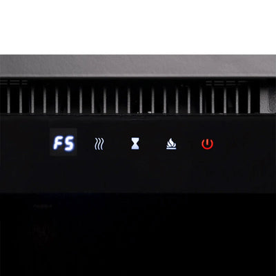 Touchstone Fireplug Pro Smart Electric Fireplace Insert 80072, electric fireplace control panel close-up
