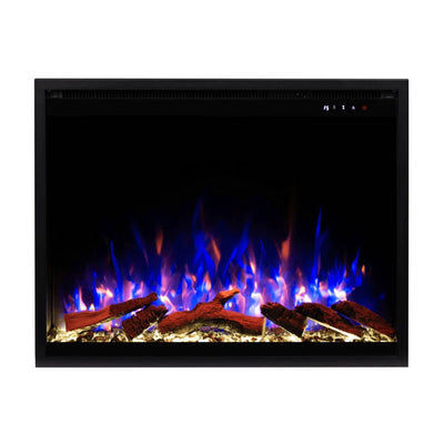 Touchstone Fireplug Pro Smart Electric Fireplace Insert 80072, electric fireplace insert with blue and orange flames