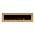 Touchstone Sideline Deluxe Rec Smart Electric Fireplace (72 in, Gold) 86278