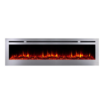 Touchstone Sideline DLX Rec Smart Electric Fireplace (Stainless) 86279