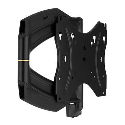 Chief THINSTALL Small Swing Arm Wall Mount TS118SU, tilting monitor wall mount front three-quarter view