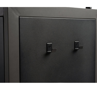 Oklahoma Sound Teacher's WorkPod Desk and Lectern Kit TWP, equipment cabinet rear panel detail