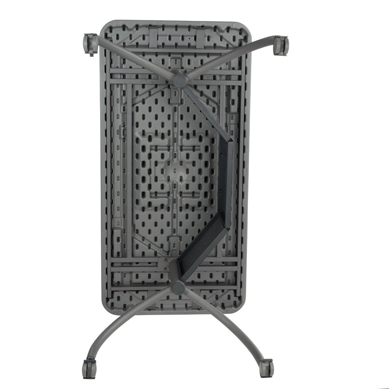Oklahoma Sound Teacher's WorkPod Desk and Lectern Kit TWP, folding table underside