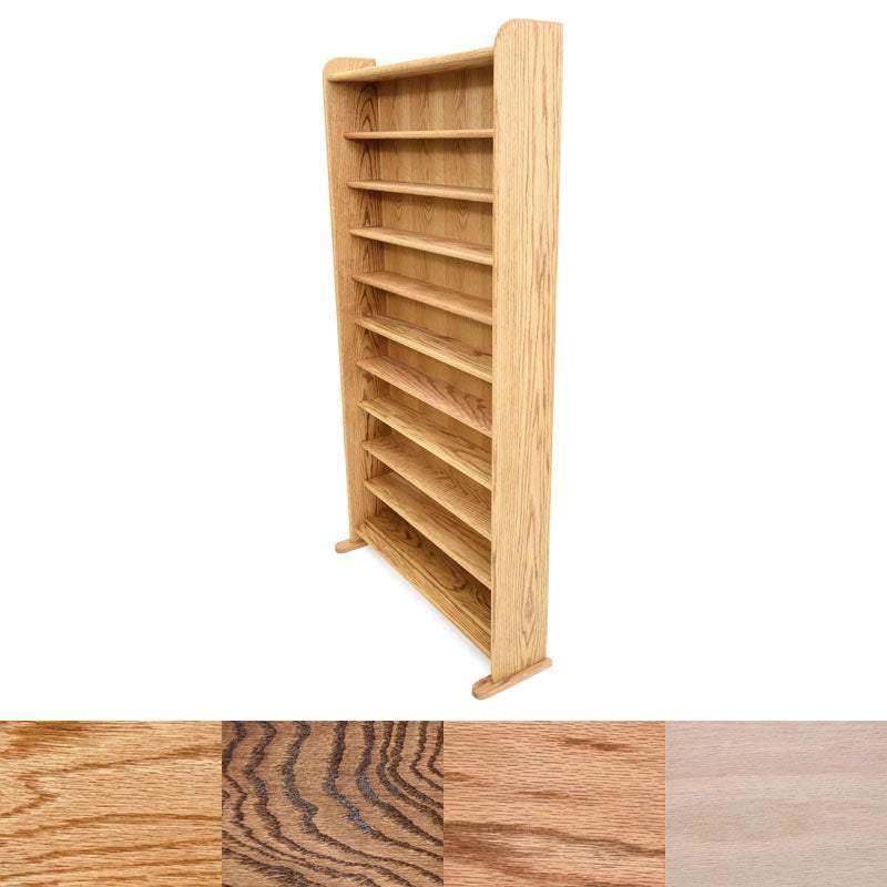 Wood Shed Solid Oak Cabinet CD Rack (Various Finishes) TWS-1002-3