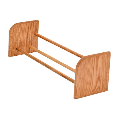 Wood Shed Series 01 Oak Storage Rack TWS-101, wood media storage rack empty