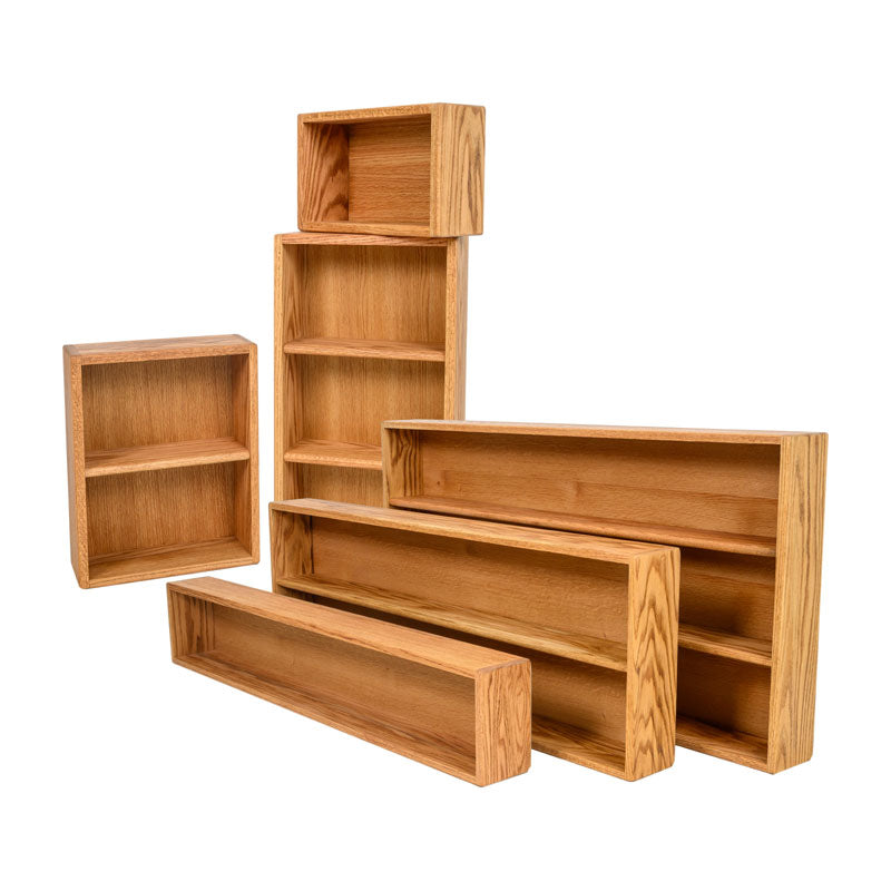 Wood Shed Series 08 Oak Media Storage Rack (88 CD, 64 DVD, 34 VHS) TWS-108-3W