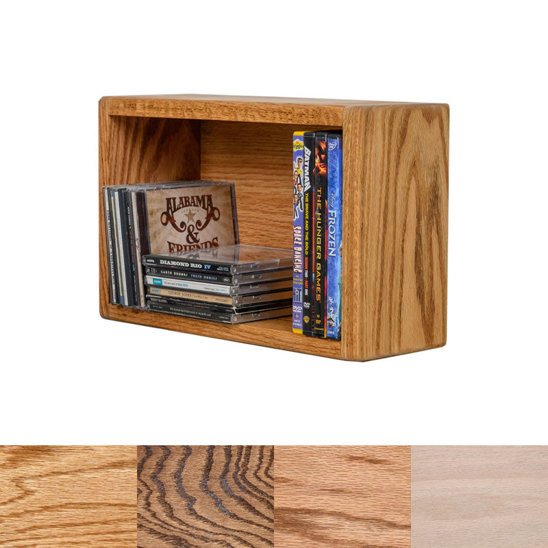 Wood Shed Series 08 Oak Storage Cabinet (31 CD, 23 DVD, 12 VHS) TWS-108-1W