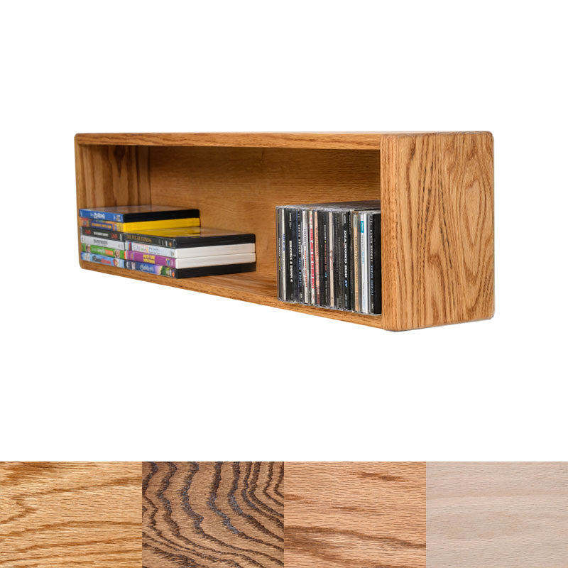 Wood Shed Series 08 Oak Storage Cabinet (59 CD, 43 DVD, 23 VHS) TWS-108-2W