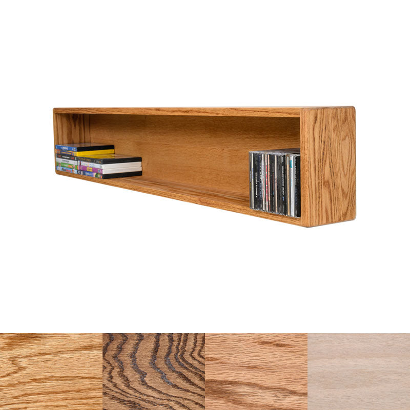 Wood Shed Series 08 Oak Storage Cabinet (118 CD, 86 DVD, 46 VHS) TWS-108-4W