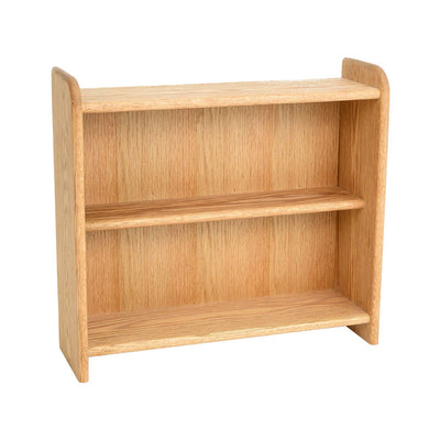 Wood Shed Series 07 Oak Storage Cabinet TWS-207, wood desktop organizer front three-quarter view
