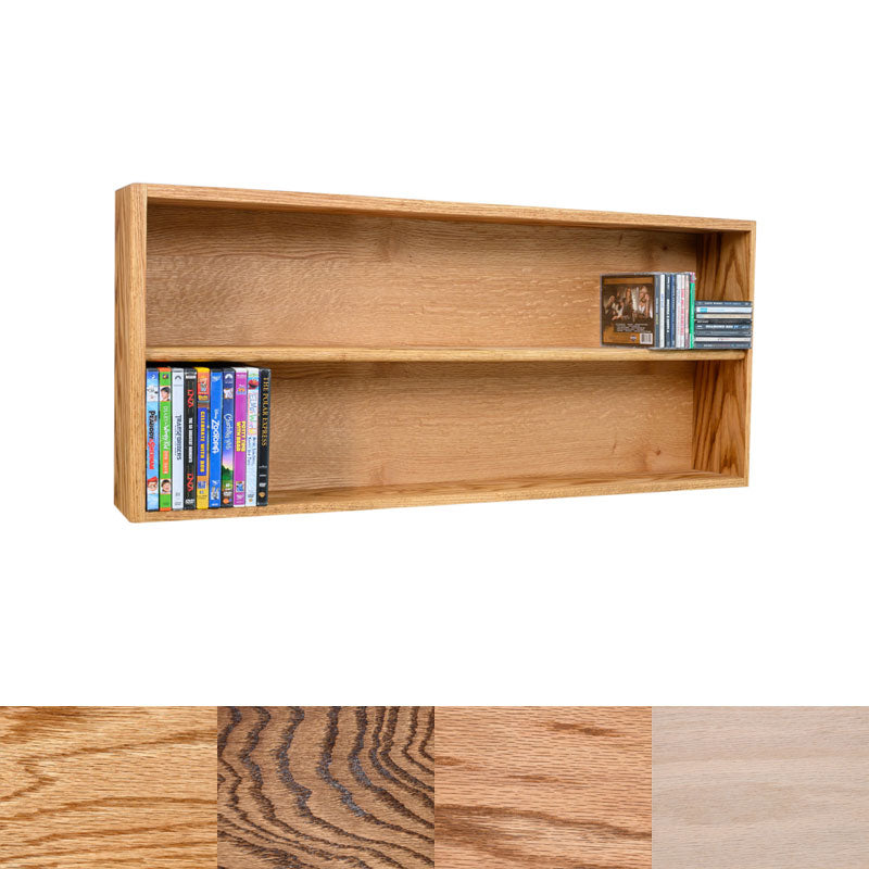 Wood Shed Series 08 Oak Storage Cabinet (177 CD 129 DVD 69 VHS) TWS-208-3W