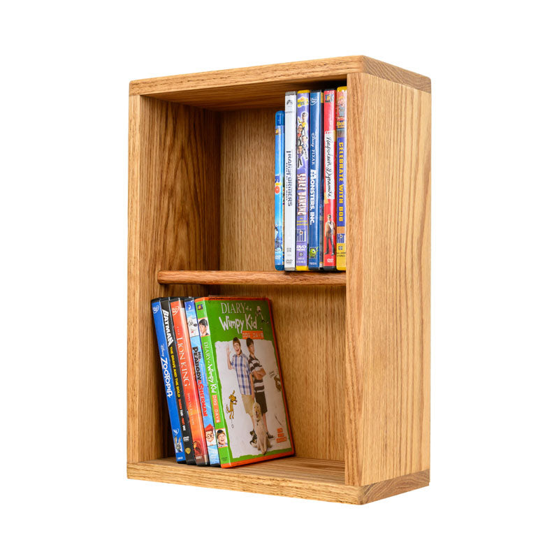 Wood Shed Series 15 Oak Storage Cabinet TWS-215-12, wood wall bookshelf with books
