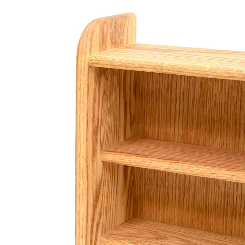 Wood Shed Series 02 Oak Media Storage Rack (24 W, 220/275 CD) TWS-402