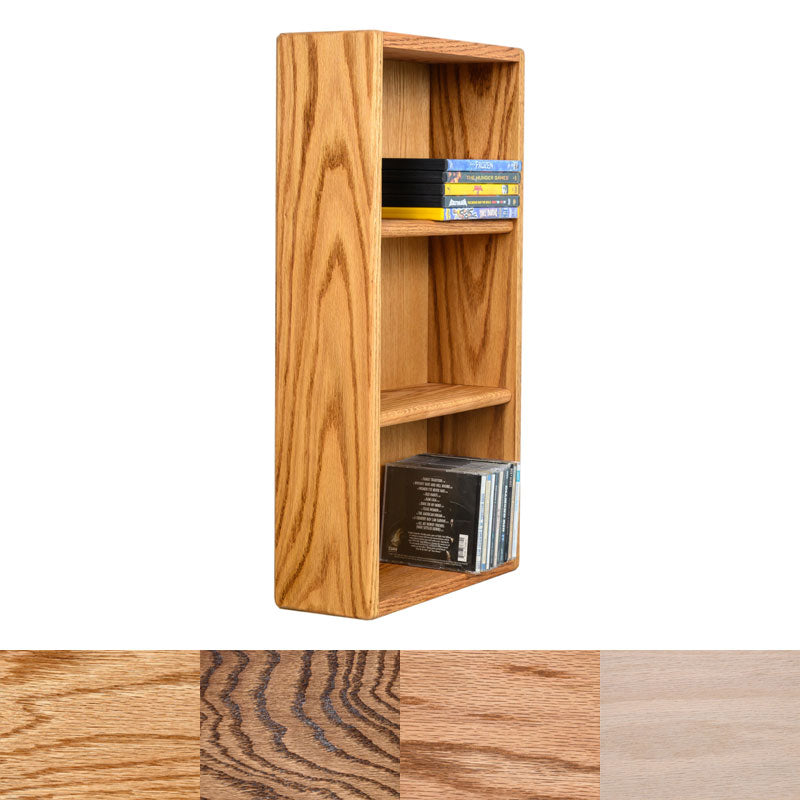Wood Shed Series 08 Oak Storage Cabinet (95 CD, 69 DVD, 37 VHS) TWS-308-1W