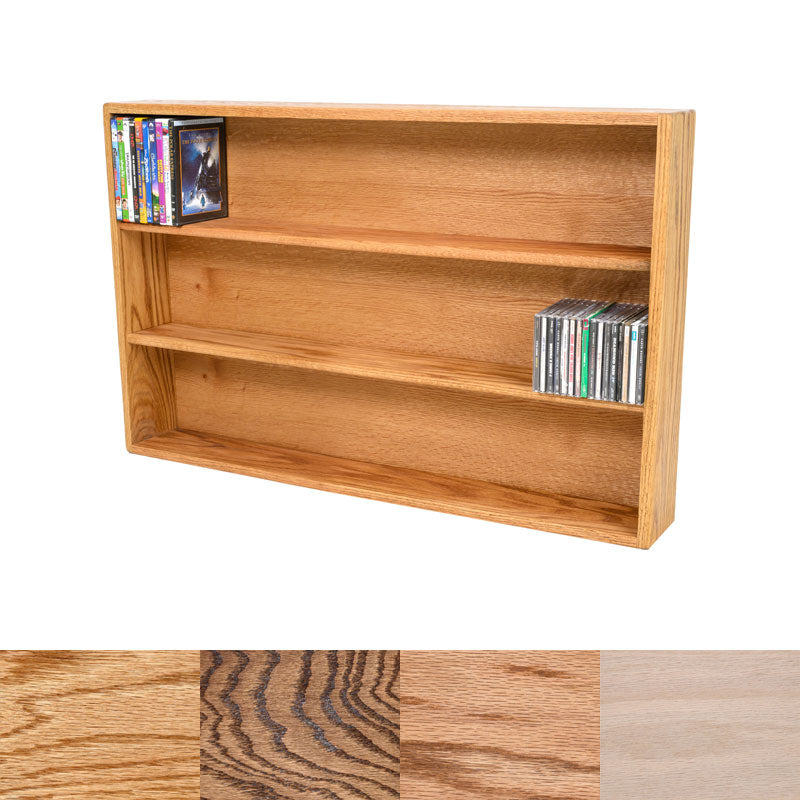Wood Shed Series 08 Oak Storage Cabinet (103 CD 193 DVD 103 VHS) TWS-308-3W