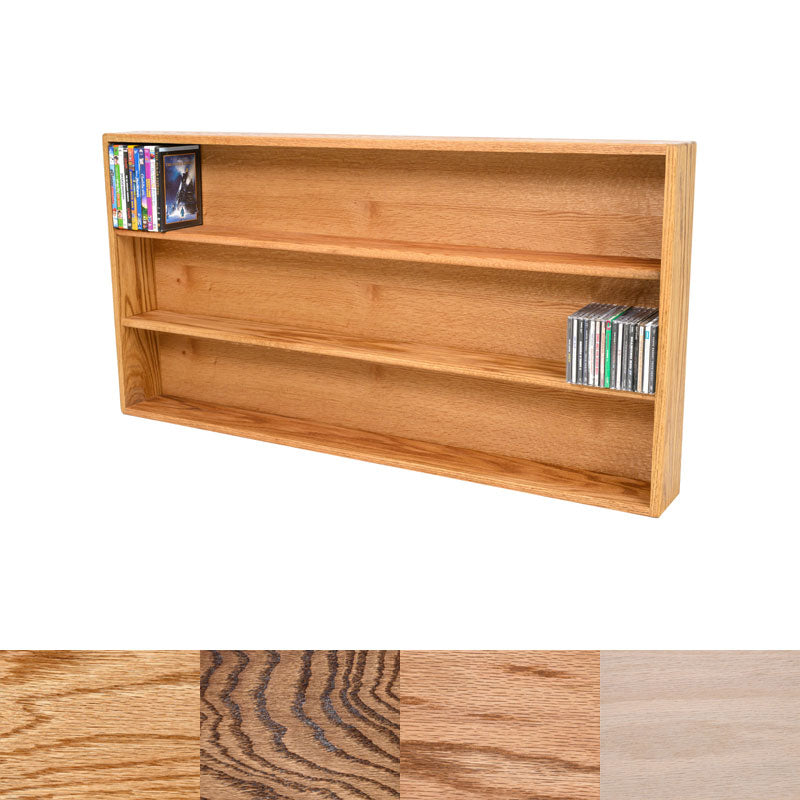 Wood Shed Series 08 Oak Storage Cabinet (354 CD 258 DVD 138 VHS) TWS-308-4W