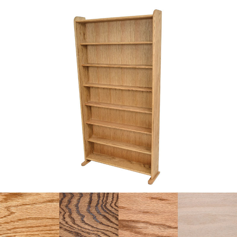 Wood Shed Series 07 Oak Storage Cabinet (406 DVD, 210 VHS) TWS-707-3