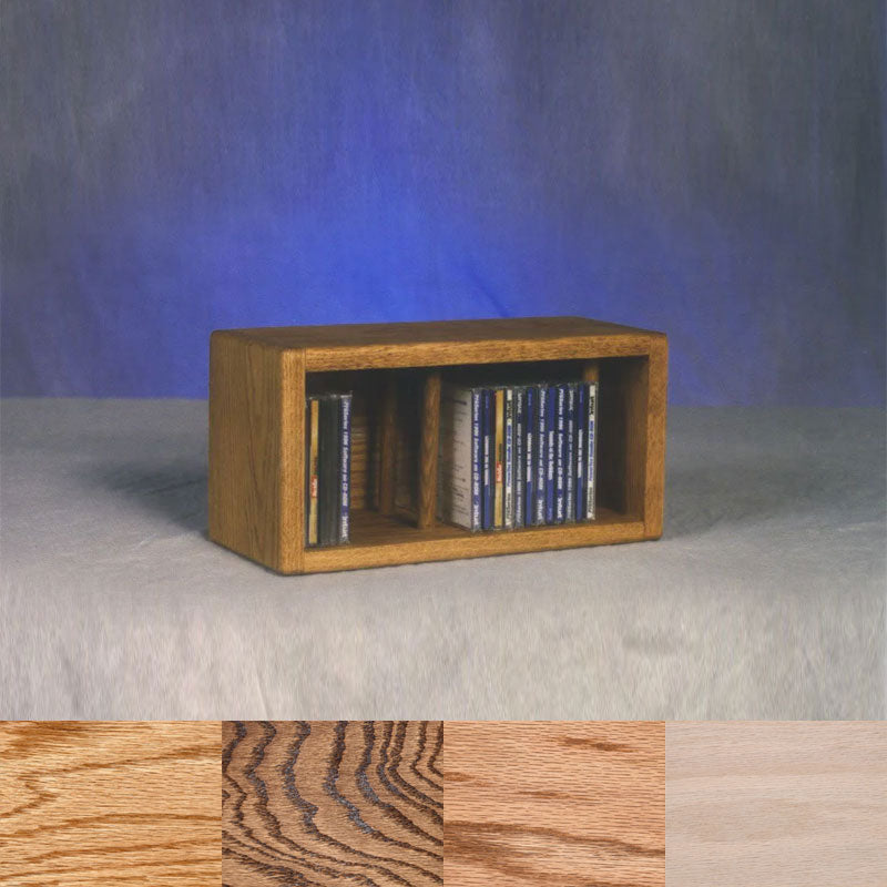 Wood Shed Series 03 Oak Storage Cabinet (Mount, Dowel, 28 CD) TWS-103D-1
