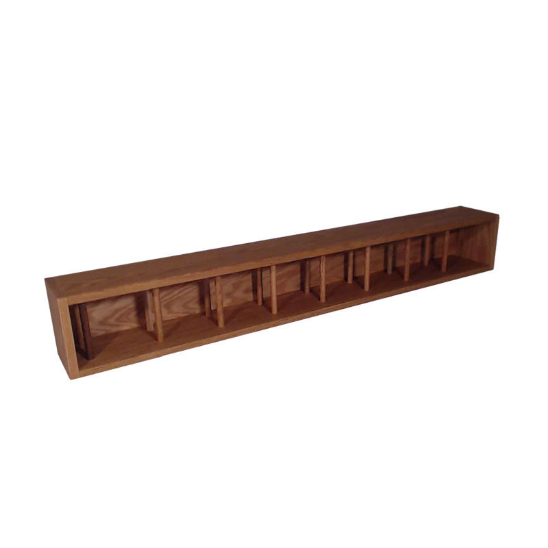 Wood Shed Series 03 Oak Storage Cabinet TWS-103D-4, wood wall storage rack front view