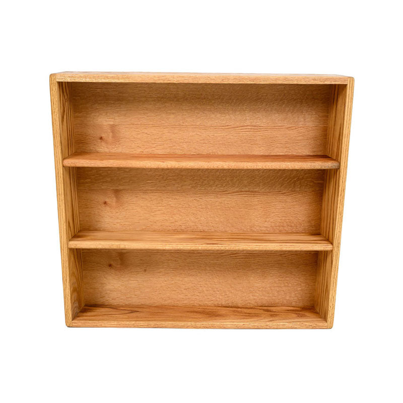 Wood Shed Series 03 Oak Storage Cabinet TWS-303-2, wooden three-shelf insert front view