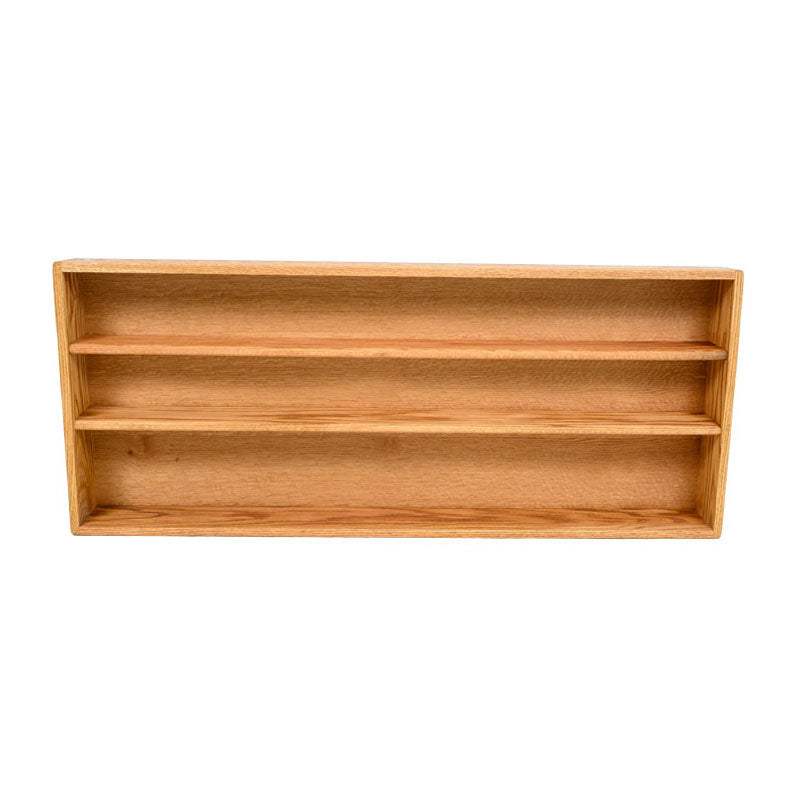 Wood Shed Series 12 Oak Storage Cabinet TWS-312-4W, four-tier wood shelf with finish options