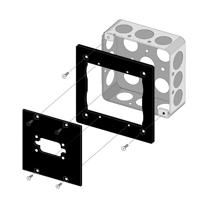 Middle Atlantic UCP Adapter (1900 Electrical Box) UCP-ADP