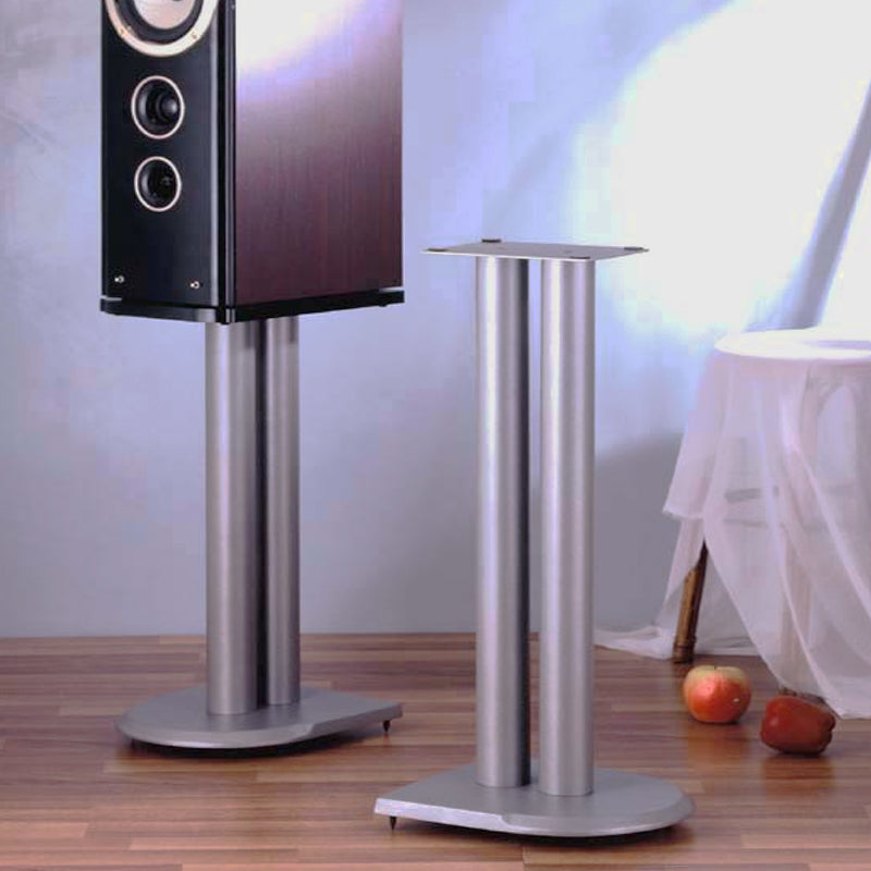 VTI UF Series 24 in. Cast Iron Speaker Stands (Grey) UF24S