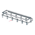Middle Atlantic Riser Feet (3 Bay, 12 inch) VFEET-3-12