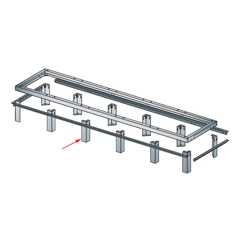 Middle Atlantic Riser Feet (4 Bay, 12 inch) VFEET-4-12